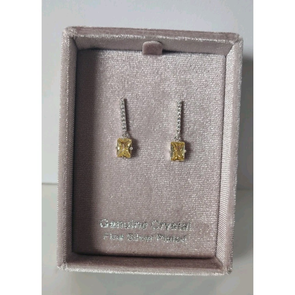 City X City Geninue Crystal Dangle Earrings